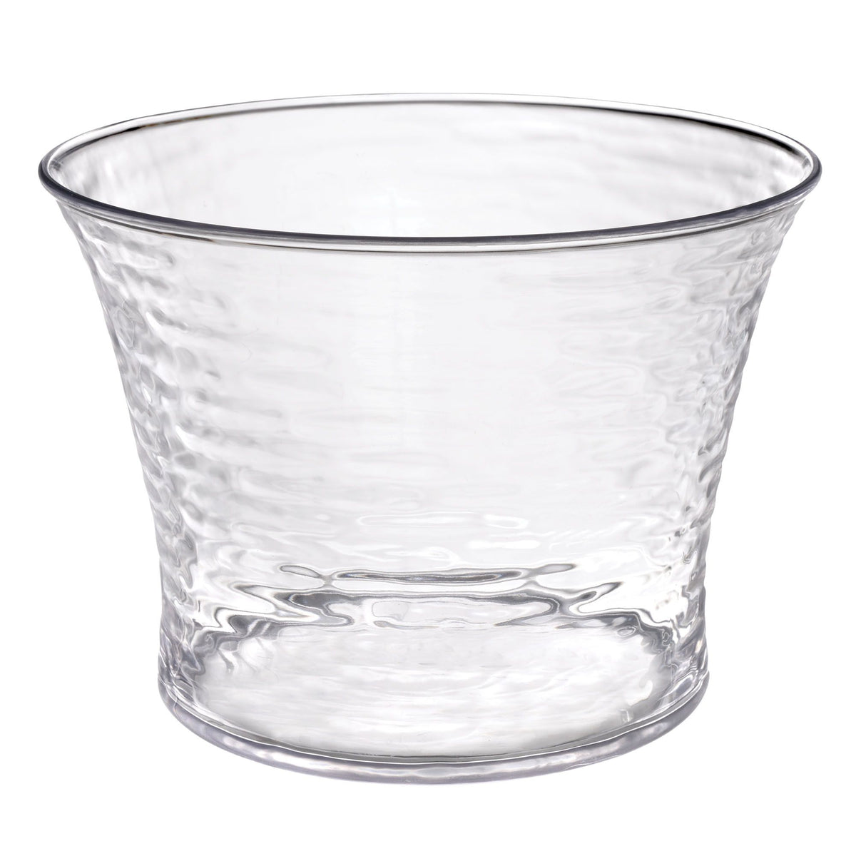 Hammered Clear Beverage Tub