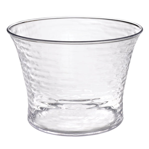 Hammered Clear Beverage Tub