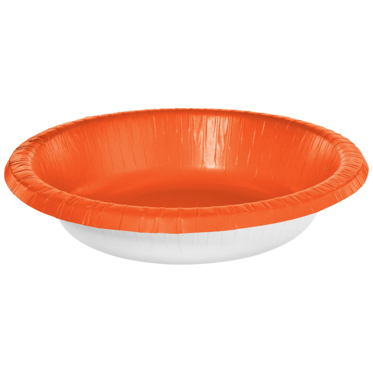 Orange 20 oz. Paper Bowls, 20 count