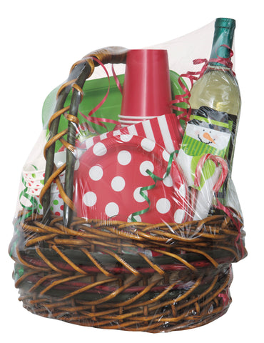 Jumbo Shrink Wrap Cellophane Bag – 24" x 30" | Large Clear Cello Gift Basket Bag for Wrapping & Heat Shrink Packaging