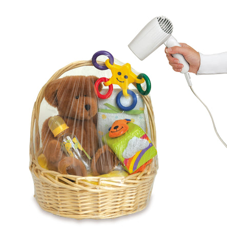 Jumbo Shrink Wrap Cellophane Bag – 24" x 30" | Large Clear Cello Gift Basket Bag for Wrapping & Heat Shrink Packaging