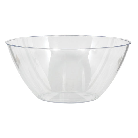 Clear 5 Qt. Plastic Recyclable Serving Bowl