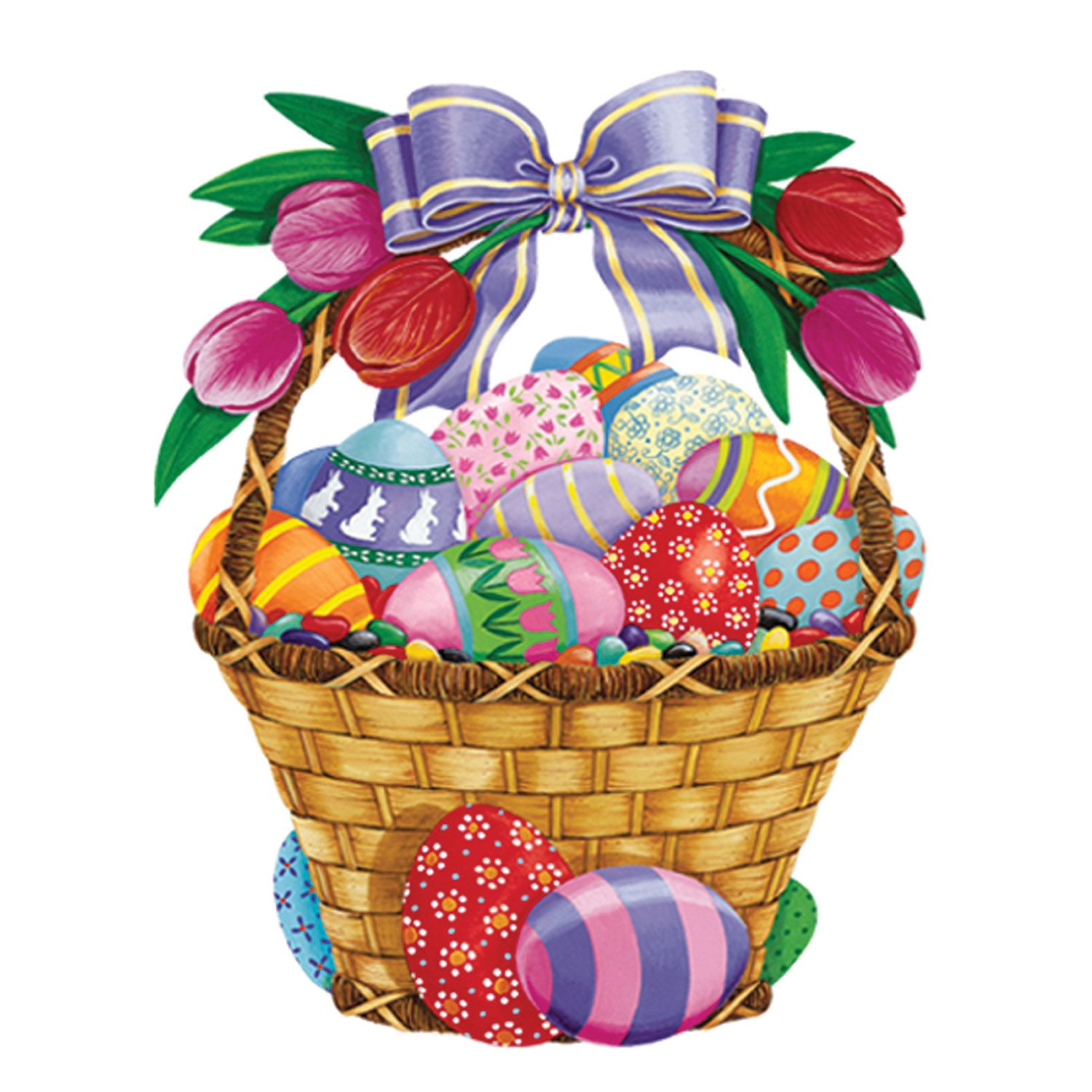 Easter Basket close up of stickers assortment in Manahawkin NJ