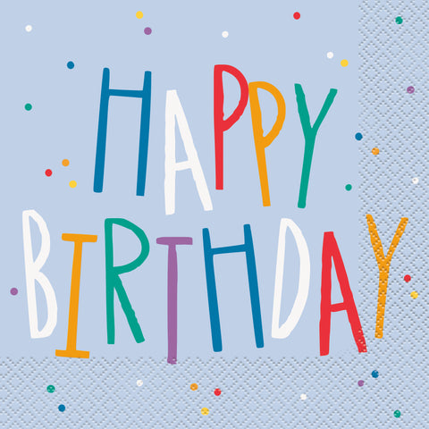 Birthday Mayhem Luncheon Napkins  16ct
