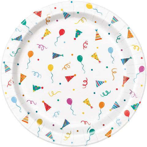 Birthday Mayhem Round 9 Dinner Plates  8ct"