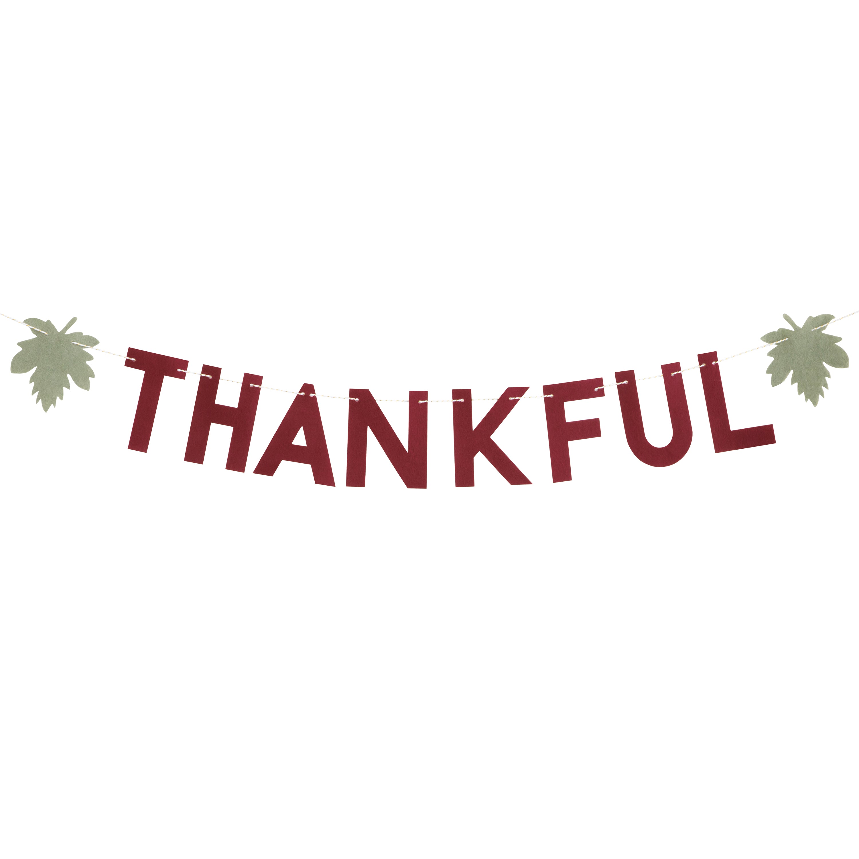 “Thankful” Felt 6ft Thanksgiving Banner