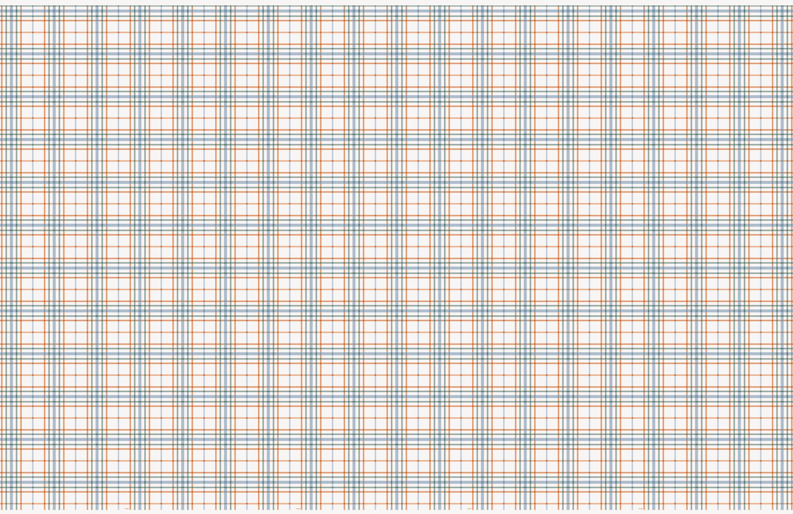 Fall Flair Plaid Plastic Table Cover – 54” x 84” Rectangular | Autumn Thanksgiving Party Decoration