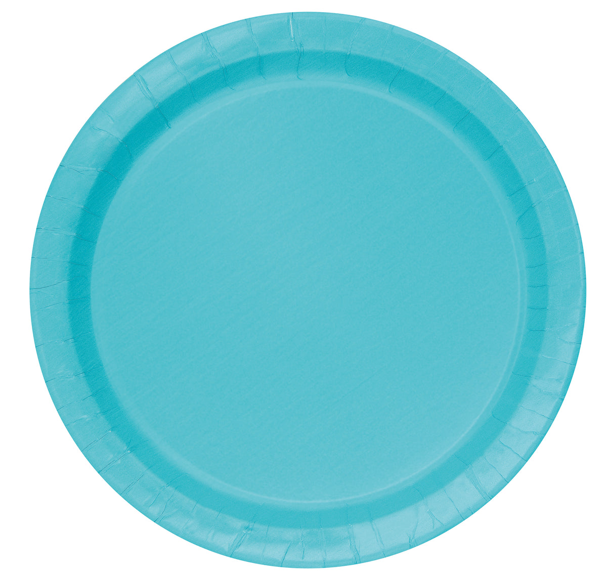 Terrific Teal Round 7" Dessert Plates – 20ct | Small Disposable Party Plates for Cake, Appetizers, Birthdays, Events