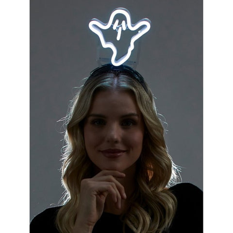 Light-Up White Ghost Headband