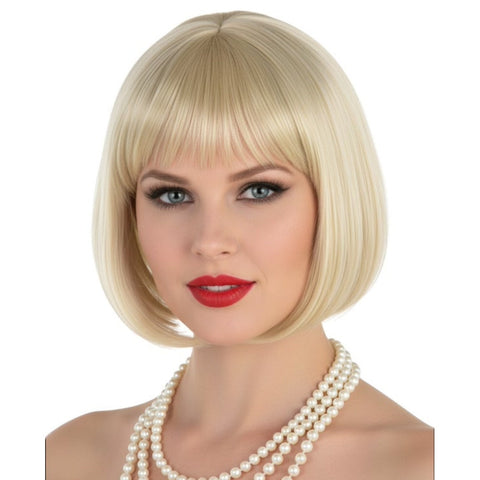 Blonde Blunt Bob Wig