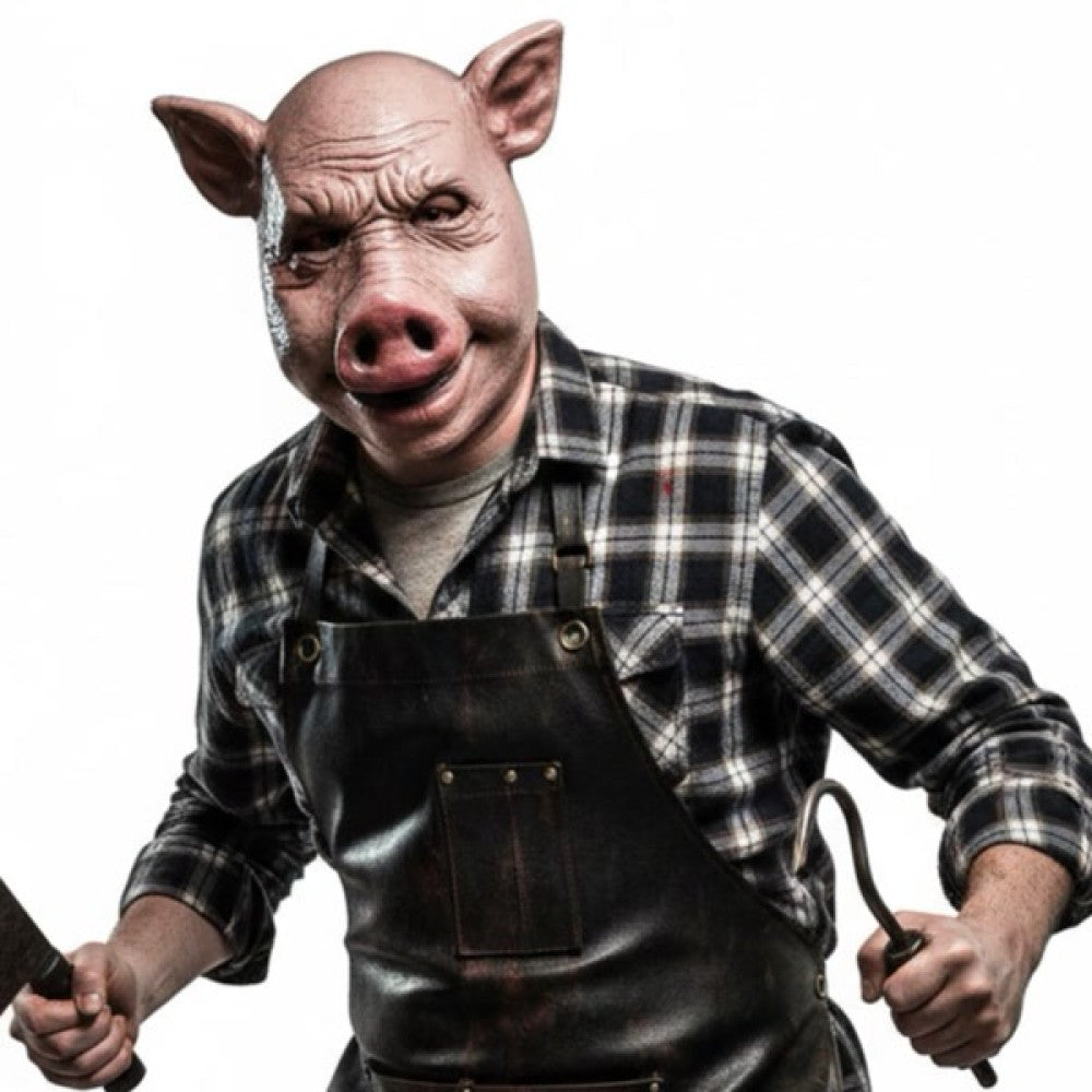 Pig Mask in Manahawkin, NJ at Party Fair, showing the lightweight costume mask and recognizable pig character design