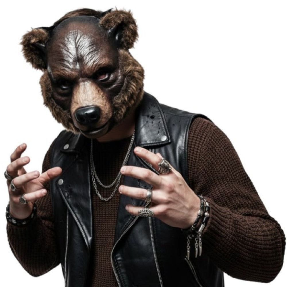 Bear Mask in Manahawkin, NJ at Party Fair, showing the lightweight costume mask and recognizable bear character design