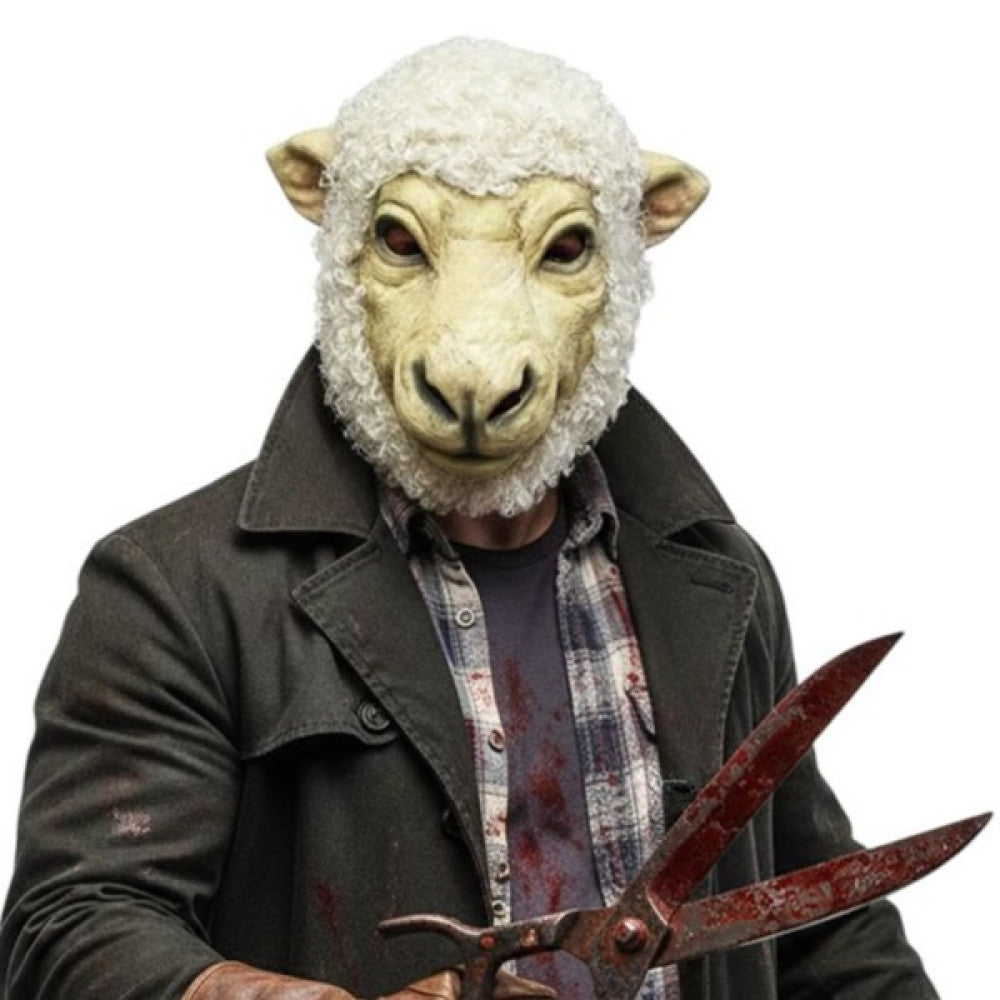 Sheep Mask in Manahawkin, NJ at Party Fair, showing the lightweight costume mask and recognizable sheep character design