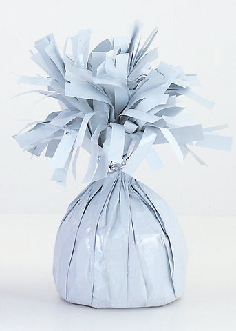 White Foil Balloon Weight – Durable Party Balloon Anchor Holder