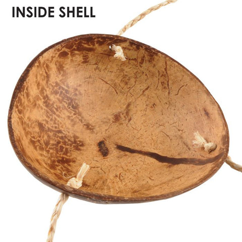 Coconut Bra One size Made with Real Coconuts Adjustable Strap 1 per package