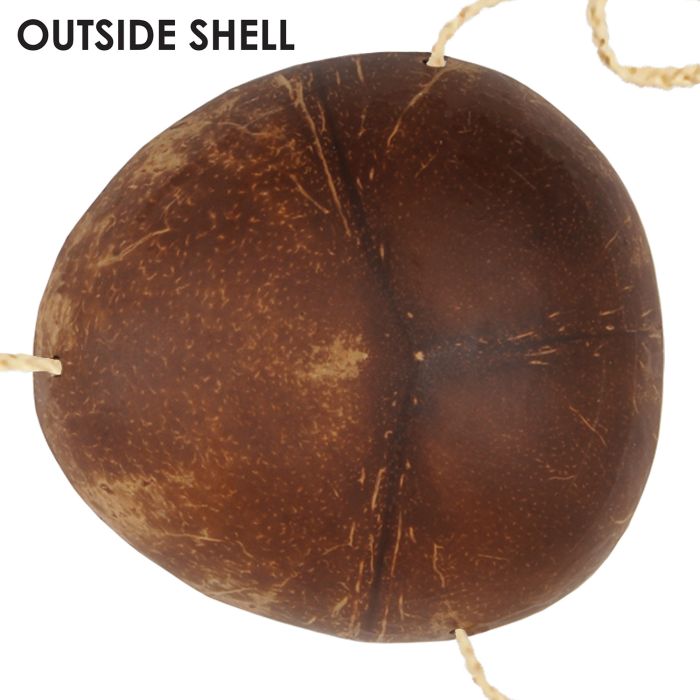 Coconut Bra One size Made with Real Coconuts Adjustable Strap 1 per package