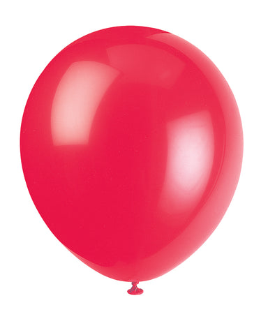 12" Latex Balloons  72ct - Ruby Red