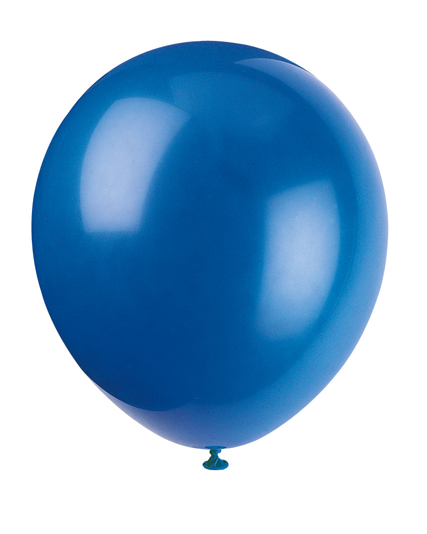 Bright Royal Blue Solid Color 12" helium quality 72 count Latex  Balloons