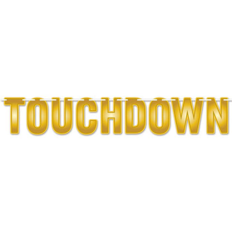 Football themed "Touchdown" Banner