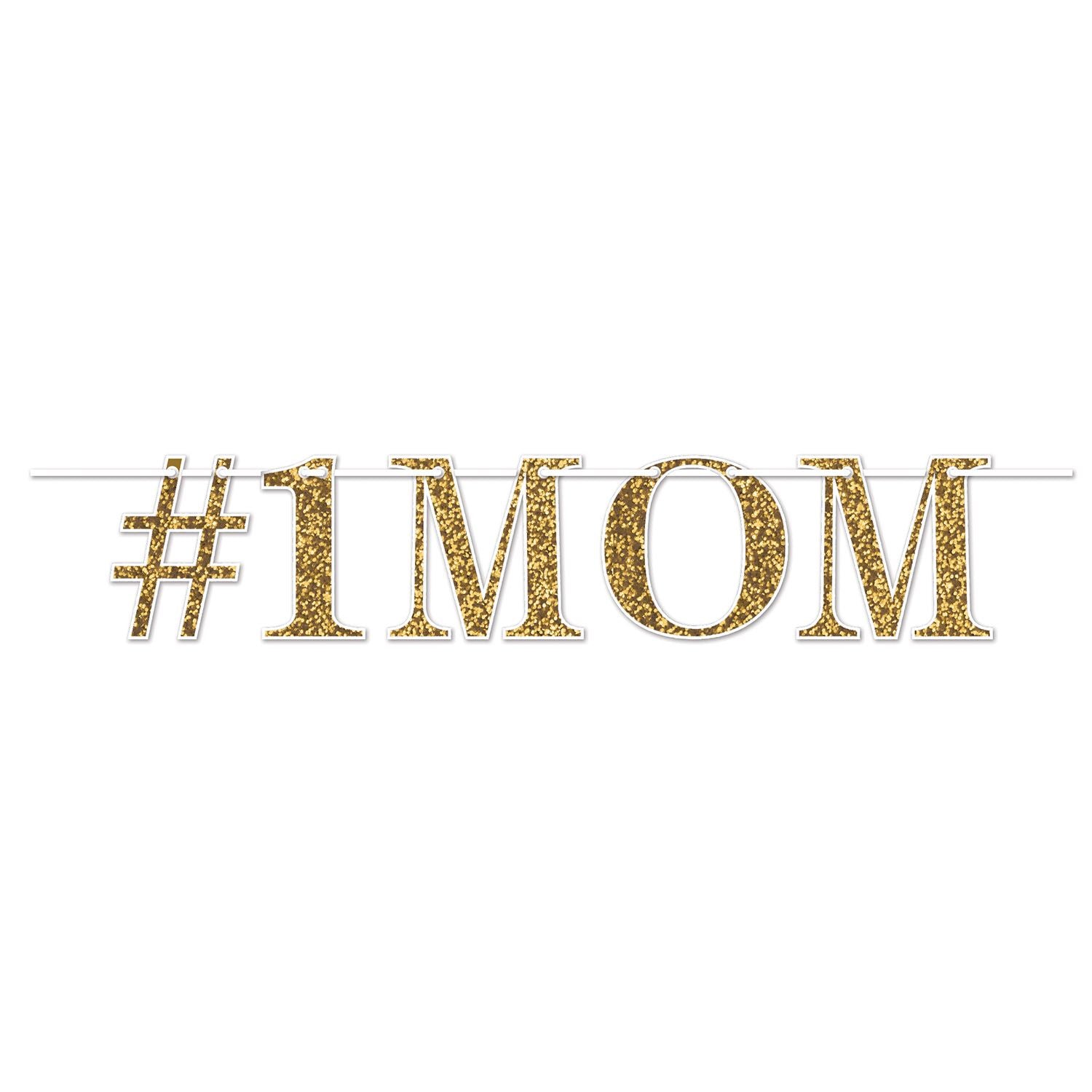 #1 Mom glitter banner  in Manahawkin, NJ