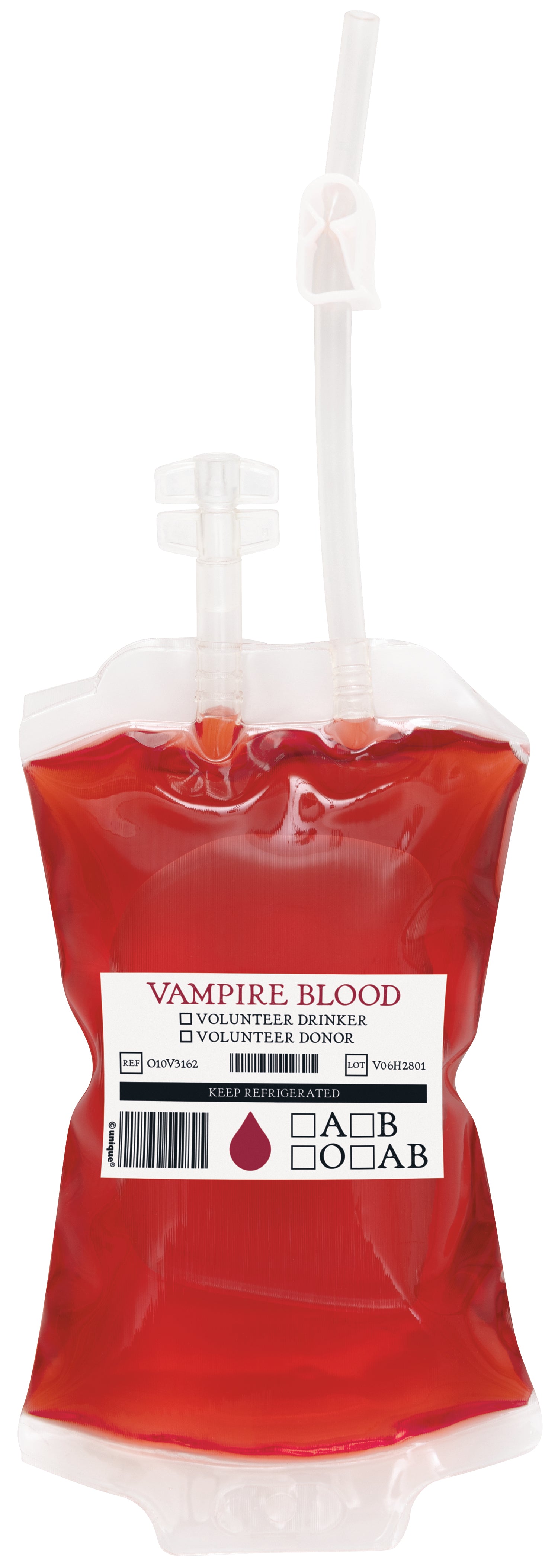Blood Bag 9oz Drink Pouch Kit to make 8 Drink Pouches