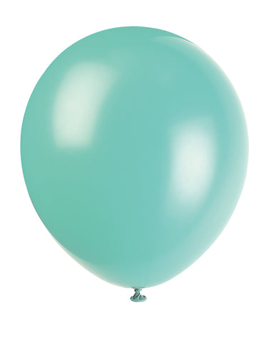 Sea foam Aqua 12" Helium QUALITY Latex Balloons 10ct