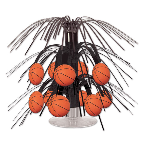 Basketball mini cascade centerpiece 7.5 inch table decoration for parties in Manahawkin, NJ