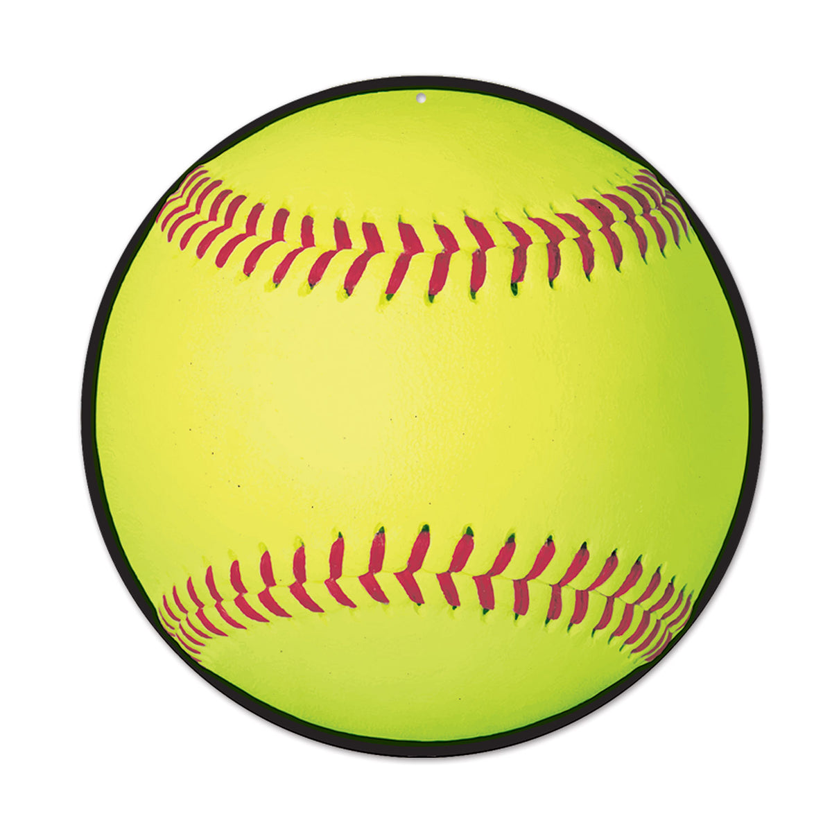 Softball Cutout 10" Paper Printed 2 Sides