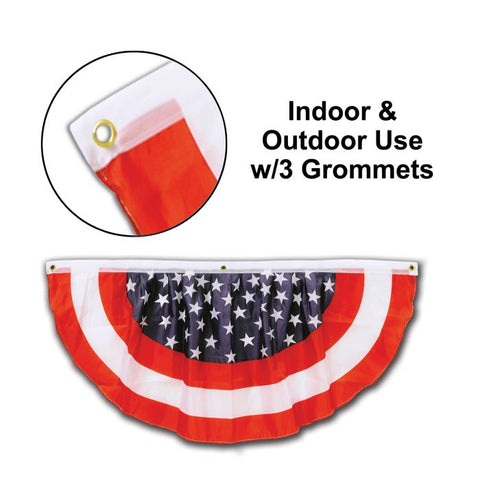 Stars & Stripes 4' Fabric Bunting