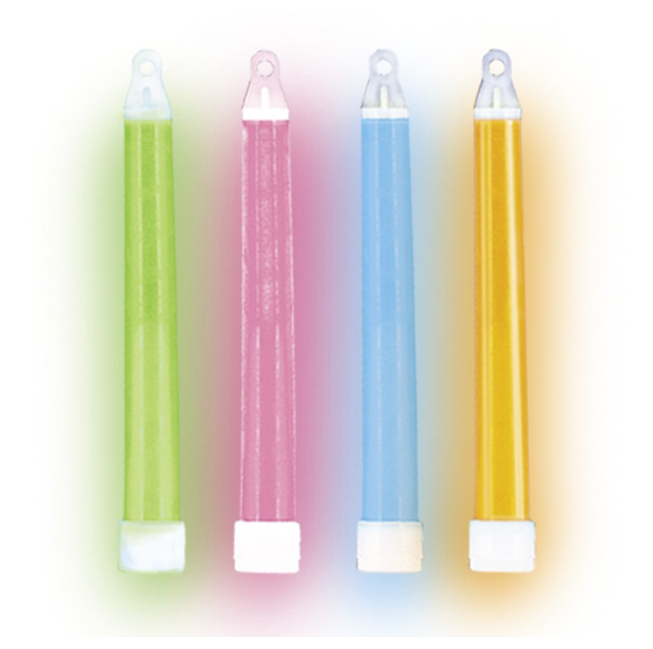 Glow Sticks 4" Assorted Colors 4 Per Package
