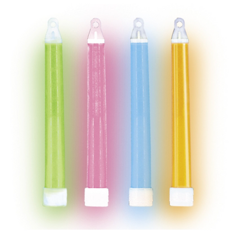 Glow Sticks 4" Assorted Colors 4 Per Package