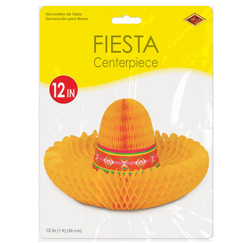 Fiesta Sombrero centerpiece in original packaging 1 per package