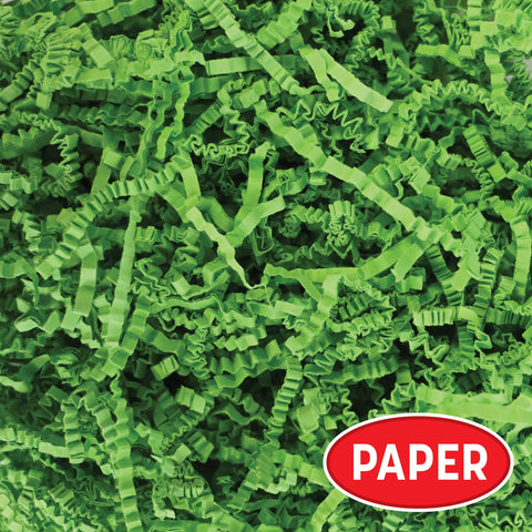 Paper Shreds- Color Lime Green,  2oz