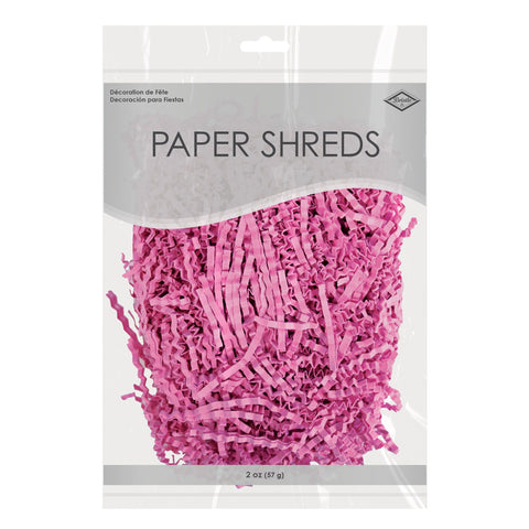 Paper Shreds- Color Lt Pink,  2oz