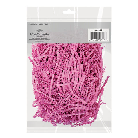 Paper Shreds- Color Lt Pink,  2oz