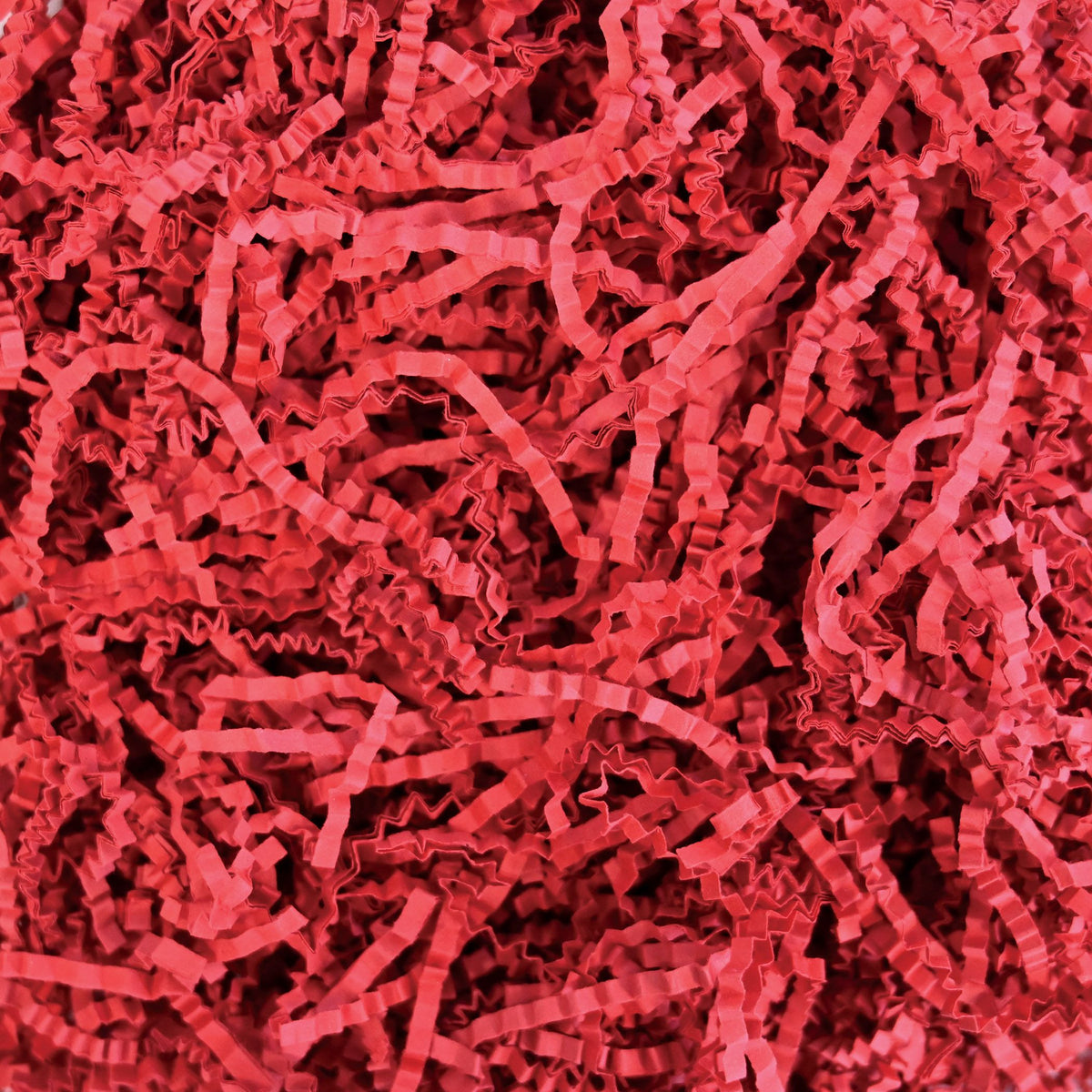 Bright red shredded paper filler 2 oz pack for gift baskets and packaging in Manahawkin, NJ