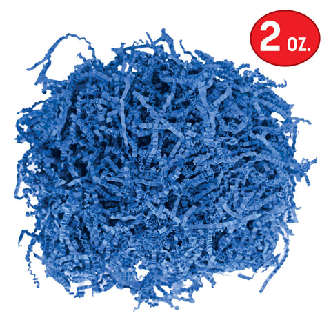 Paper Shreds- Color Royal Blue,  2oz