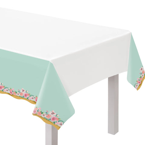 Mint To Be Plastic Table Cover