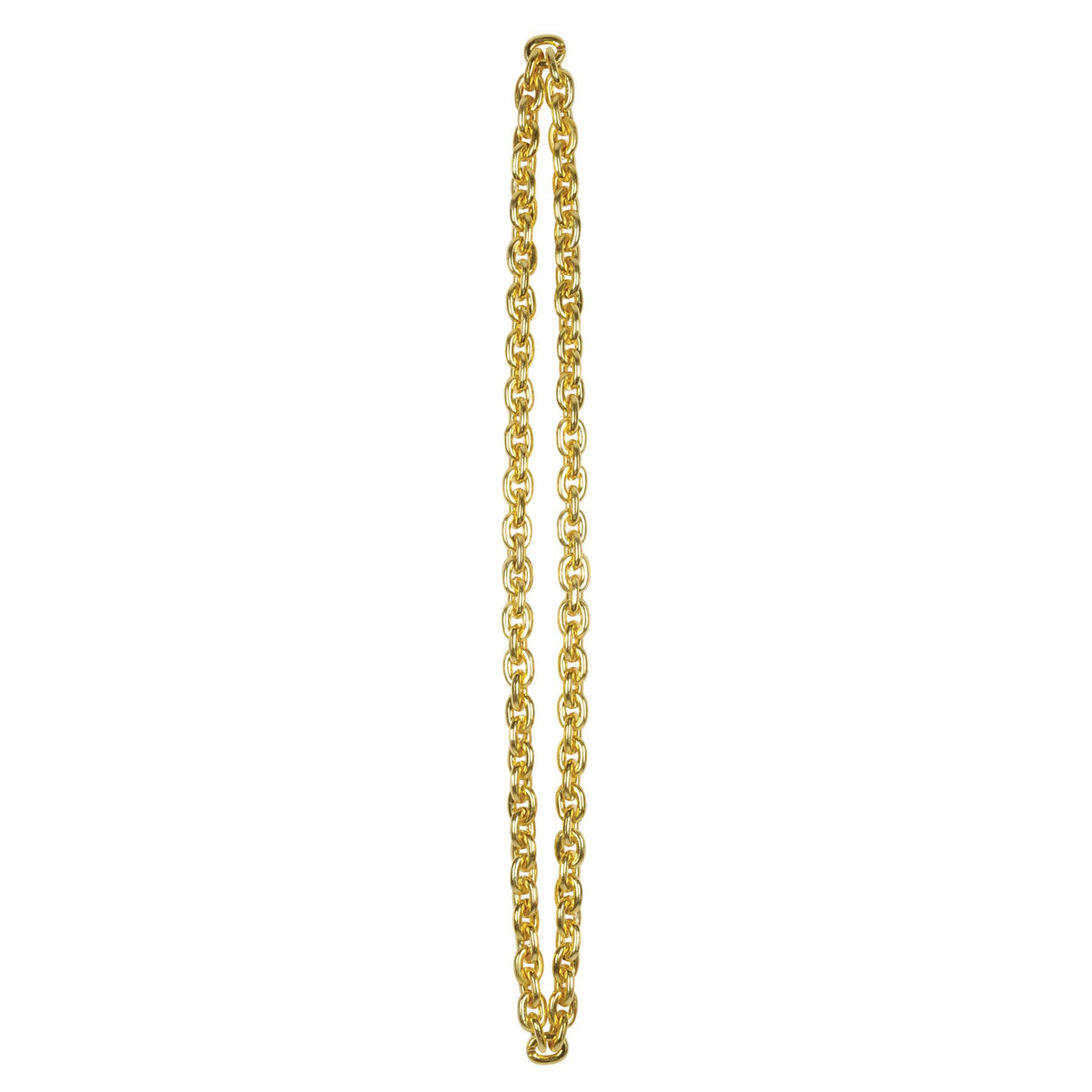 Gold Chain Link Necklace Plastic 40" 1 per package
