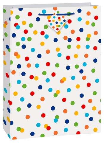 Rainbow Polka Dots Jumbo Gift Bag
