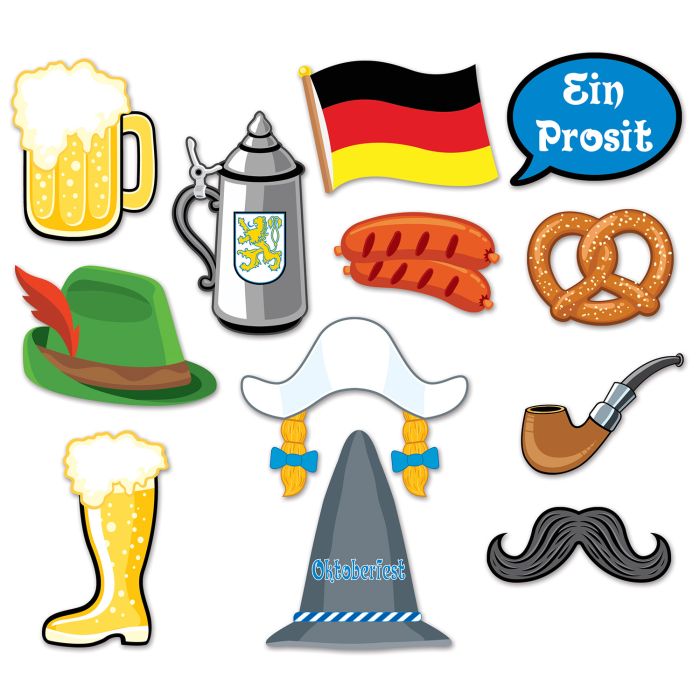 Oktoberfest Bavarian Photo Fun Signs