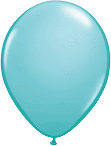 Caribbean Blue 5 inch Qualatex Professional Quality Latex Balloon 100 count package