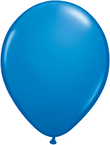 Dark Blue 5 inch Qualatex Profesional Quality Latex Balloon 100 count package