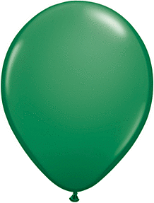 Dark Green 5 inch Qualatex Profesional Quality Latex Balloon 100 count package