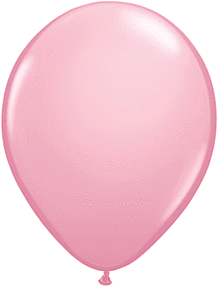 Pink 5 inch Qualatex Profesional Quality Latex Balloon 100 count package