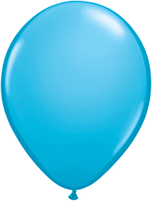 Robin's Egg Blue 5 inch Qualatex Profesional Quality Latex Balloon 100 count package