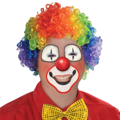 Rainbow Clown Wig One size fits most