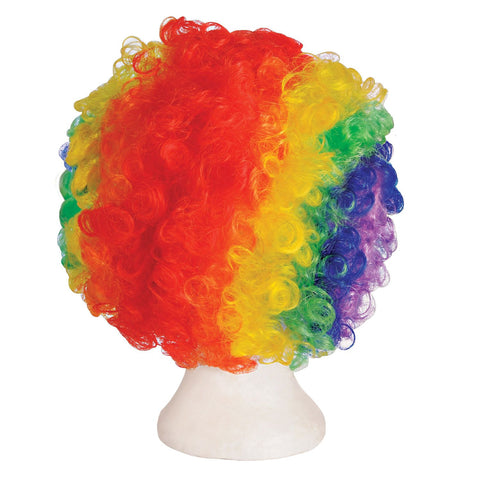 Rainbow Clown Wig One size fits most
