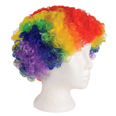 Rainbow Clown Wig One size fits most