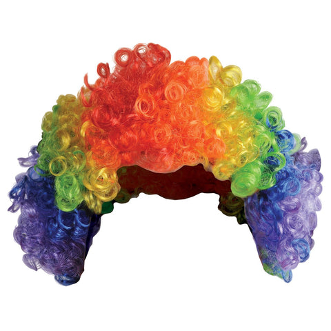 Rainbow Clown Wig One size fits most